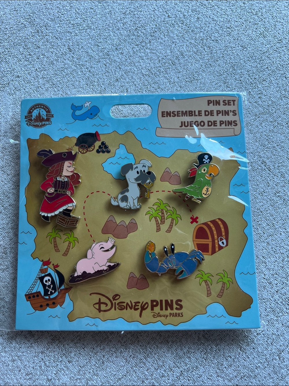 Disney Parks Pirates of the Caribbean Booster Pin Set 2023
